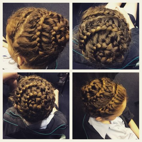 Around head lace braid by me. Reminds me of a seashell 🐚😊 Lace Braid, Sea Shells, Dreadlocks, Braids, Hairstyles, Hair Styles, Lace, Hair, Beauty