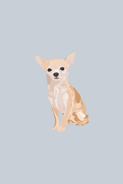 Chihuahua Illustration, Instagram Sticker, Dog Pack, Instagram Stickers, Cute Black Wallpaper, Creative Instagram Photo Ideas, Chihuahua Puppies, Pink Collar