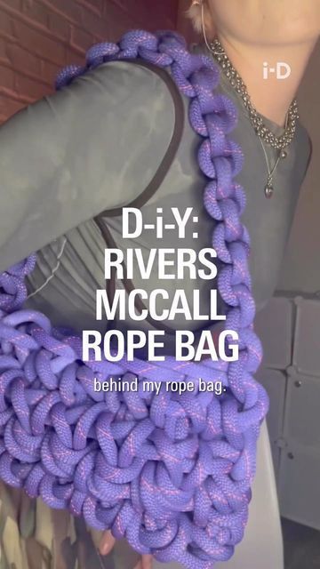 crochet bag aesthetic #crochetbagaesthetic #crochet #crochetbag #crochetbags 2.313 Macrame Top Pattern, Croche Aesthetic, Crochet Bag Aesthetic, Free Crochet Bag Patterns, Rope Diy, Free Crochet Bag, Diy Bags Purses, Beginner Crochet Projects, Crochet Rope