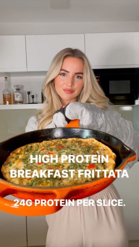 Em The Nutritionist, Breakfast Frittata, High Protein Diet, High Protein Breakfast, Protein Breakfast, Batch Cooking, Quick Breakfast, High Protein, Diet And Nutrition