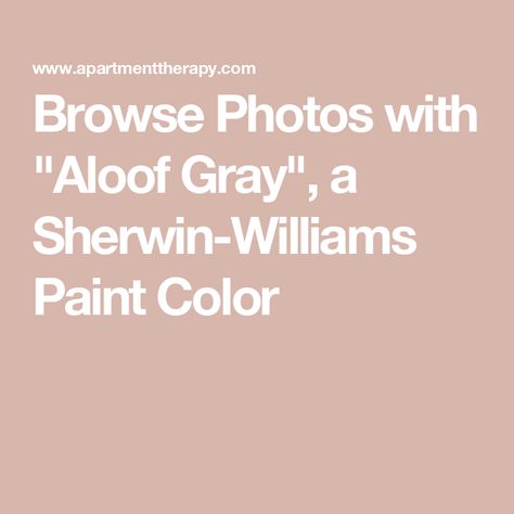 Browse Photos with "Aloof Gray", a Sherwin-Williams Paint Color Aloof Gray Sherwin Williams, Sherwin Williams Aloof Gray, Aloof Gray, Gray Sherwin Williams, Sherwin Williams Gray, Gray Paint, Sherwin Williams Paint Colors, Sherwin Williams, Paint Color