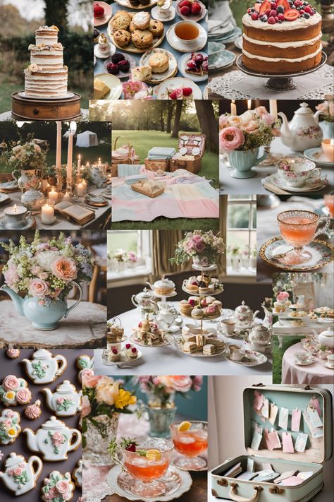 Tea with the bride to be bridal shower theme High Tea Themed Bridal Shower Ideas, Tea With The Bride To Be, Hens Party Themes, Candyland Birthday, Bridal Tea, Bridal Brunch, April Showers, Bridal Shower Theme, Hen Party