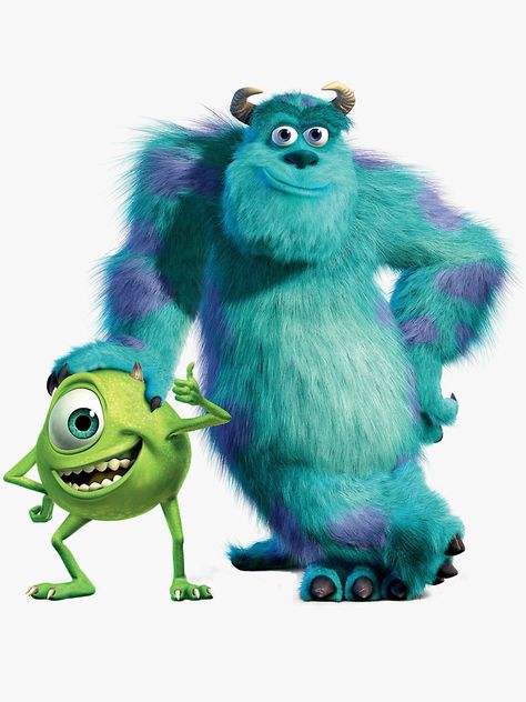 "Monsters Inc." Sticker by adamwhelan | Redbubble Monsters Inc Movie, Bonnie Hunt, Mike And Sulley, Billy Crystal, Steve Buscemi, Pixar Films, Movie Magazine, I Love Cinema, Film Disney