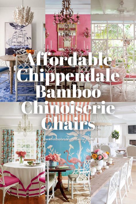 Chinese Chippendale Chairs Dining Room, French Chinoiserie Decorating, Chinoiserie Decorating Living Room, Bedroom Chinoiserie, Kitchen Chairs Ideas, Modern Chinoiserie Living Room, Modern Chinoiserie Interior Design, Chinoiserie Kitchen Decor, Chinoiserie Chic Kitchen