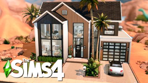 A large & modern Base Game only family home in Oasis Springs! 🏜️ 📍 30x20 Lot in Oasis Springs • No CC • Gallery ID: ChrissieYT • Base Game ONLY • $168,865 Simoleons • 3 Bed, 2.5 Bath (space for 4-5 Sims) Sims 4 Base Game Floor Plans, Base Game House Sims 4 Gallery, Sims 30x20 House, Sims 4 Builds No Cc Base Game, Sims 4 Family Home 30x20, Sims 4 Base Game House Shell, Small Base Game House Sims 4, Sims 4 House Inspo Base Game, Sims 4 Starter Home Base Game