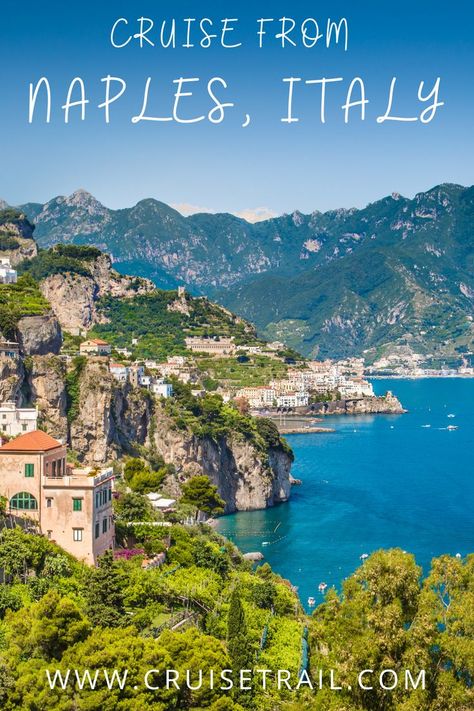 Cruise info, travel advice, hotel tips, port information and the best way to see Capri and the Amalfi coast before you start your cruise from Naples, Italy Cruise Destinations, Naples Italy, The Amalfi Coast, Cruise Port, Amalfi Coast, Travel Advice, Amalfi, Naples, Capri