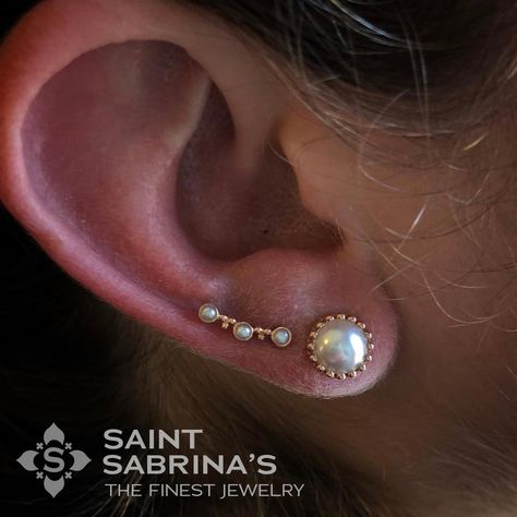 One really beautiful way to step-up your earlobe game is with a cluster like this from BVLA. Piercing by Nate Janke. Bvla Piercing, Diy Easter Gifts, Eyebrow Piercing, Lobe Piercing, Ear Piercing, Easy Hairstyles For Long Hair, Easter Gifts, Easter Diy, Girlfriend Gifts