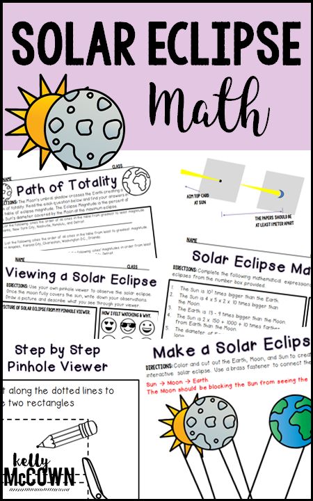 Solar Eclipse Math, Solar Eclipse Activity, Classroom Science, Grade 6 Math, Creative Math, Secondary Math, 4th Grade Classroom, Food Decor, 3rd Grade Classroom