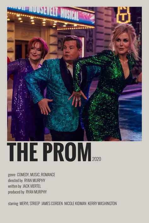 The Prom Musical, Prom Film, Ahs Minimalist Poster, Red Notice Polaroid Poster, Musicals Polaroid Poster, Minimalist Polaroid Film Posters Tv Shows, Broadway Musicals Posters, Alternate Minimalist Film Posters, Musical Wallpaper