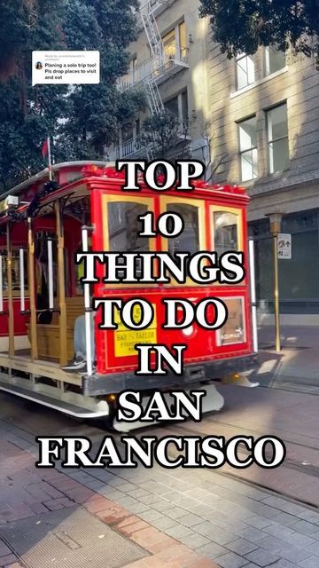 San Francisco Bucket List on Instagram: "Whether you're visiting or a local, these top SF recommendations will keep you busy this summer. ☀️🙌🏼 Who'd like to do them all? 🎥: @laurenschneiderr" San Fransico Things To Do, Fun Things To Do In San Francisco, What To Do In San Francisco, Things To Do In San Francisco, San Francisco Things To Do In, Best Restaurants San Francisco, Travel San Francisco, San Francisco Road Trip, San Francisco Bucket List