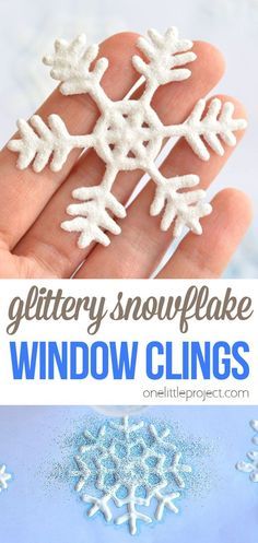 These snowflake window clings are so easy to make and they end up looking so pretty! They’re a great Christmas decoration that can be left up all winter! If you or your kids love crafts, then you have to try making these! This is definitely one of my very favourite crafts! Whiter Than Snow Craft, Fun January Crafts For Kids, Christmas Crafts Age 7, Easy February Crafts For Kids, Snowflake Window Clings, Making Snowflakes With Kids, Winter Break Crafts For Kids, Easy Diy Snowflakes Decorations, Icicle Crafts For Kids