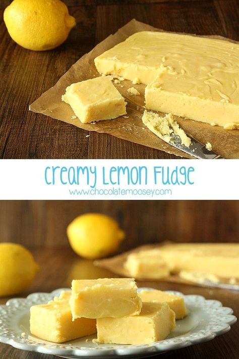 Lemon Fudge Recipe, Lemon Fudge, Lemon Treats, Yellow Food, Citrus Recipes, Lemon Extract, Fudge Recipe, Food Colouring, Homemade Candies