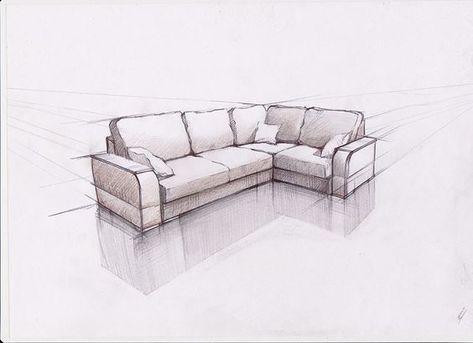 From Sketch to Splendor: Room Plan Sketches Prespective Sketches Furniture, Furniture Perspective Drawing, Sofa Sketch, Isometric Sketch, Table Sketch, Interior Architecture Sketch, Interior Sketches, Interior Design Sketchbook, Drawing Furniture