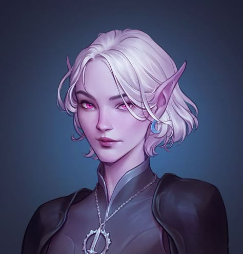 Drow Cleric, Dnd Elves, Elf Characters, Elves Fantasy, Fantasy Races, Dungeons And Dragons Characters, Dnd Art, Dark Elf, D&d Dungeons And Dragons