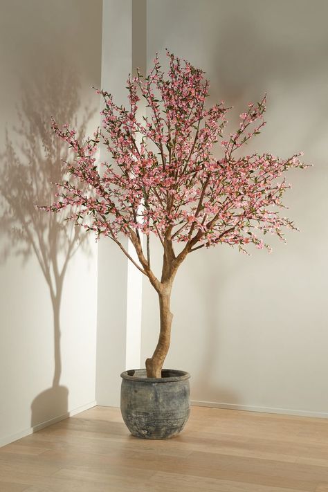 Stunning flowering faux Cherry Blossom Tree 2-4 meters tall Cherry Blossom Bedroom, Cherry Blossom Vase, Living Room Decor Items, Cherry Blossom Decor, Blossom House, Pink Blossom Tree, Photo Wall Display, Fake Flower Arrangements, Tree Vase