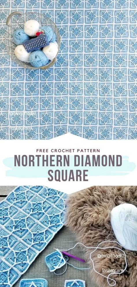 Crochet Afghan Square - Free Patterns Crochet Classes, Crochet Blanket Afghan, Crochet Blanket Designs, Crochet Design Pattern, Crochet Quilt, Blanket Ideas, Manta Crochet, Crafts Crochet, Crochet Square Patterns