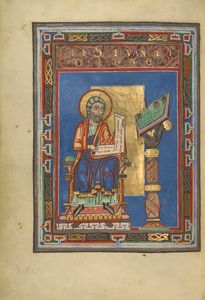 Getty image St John The Evangelist, Ancient Words, John The Evangelist, J Paul Getty, Saint Luke, Illumination Art, Getty Museum, Cleveland Museum Of Art, Medieval Manuscript