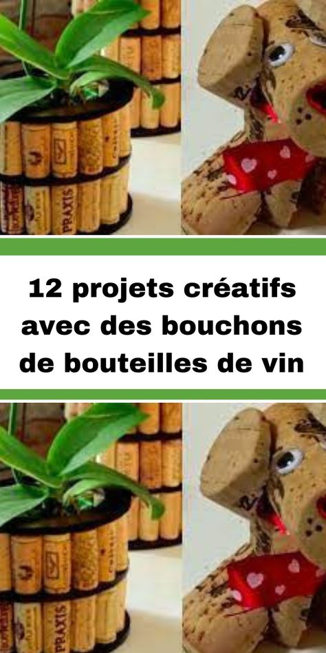 12 projets créatifs avec des bouchons de bouteilles de vin Novelty Christmas, Christmas Ornaments, Holiday Decor, Christmas