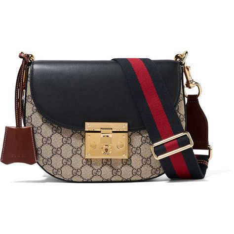 Gucci Padlock Saddle medium leather-trimmed coated-canvas shoulder bag ($1,980) ❤ liked on Polyvore featuring bags, handbags, shoulder bags, gucci, beige, shoulder bag handbag, monogrammed handbags, monogrammed purses and coated canvas purse Purse Gucci, Beige Shoulder Bag, Handbag Gucci, Small Hand Bags, Gucci Padlock, Handbags Gucci, Beige Purse, Mulberry Handbags, Clasp Purse