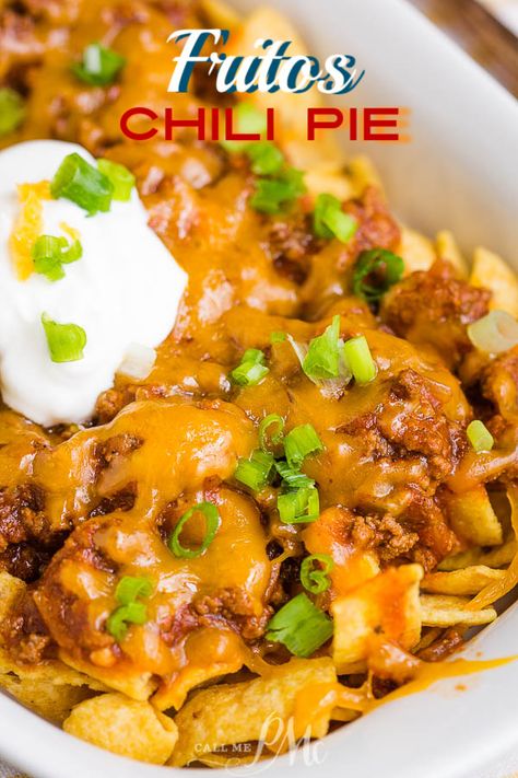 Chili Cheese Frito Taco Bake, Fritos Chili Pie, Frito Chili Pie Recipe, Chili Pie Recipe, Fritos Chili, Frito Recipe, Casserole Meals, Frito Pie Recipe, Frito Chili