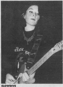 SLOWDIVE Rachel Goswell, Electric Guitar, Guitar, Songs, Black And White, White, Black