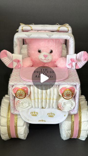 Baby Pride Diaper Cakes | located in southern Utah on Instagram: "Launching July 17th! 👑 

#babypridediapercakes #jeepdiapercake #diaperjeep #princess #babyshower #jeep #fyp #reels" Diaper Jeep, Jeep Diaper Cake, Unique Diaper Cakes, Diy Diaper Cake, Shower Backdrop, Baby Presents, Baby Shower Backdrop, Southern Utah, Diaper Cakes