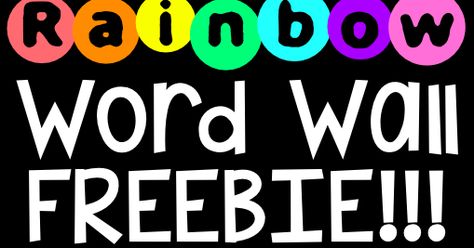 There's no better way to start off the week than it a FREEBIE! Enjoy!     DOWNLOAD THE WORD WALL HERE!                     Visit my TpT... Word Wall Kindergarten, Sight Word Wall, Phonics Wall, Reading Strategies Anchor Charts, Word Wall Displays, Classroom Designs, Teaching Board, Senses Preschool, Word Wall Letters