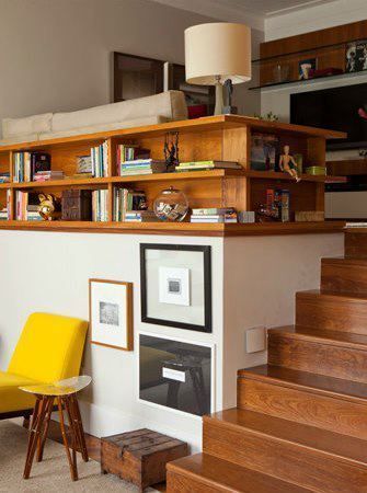 Built In Corner Shelves, Interior Design Per La Casa, Design Del Prodotto, Minimalist Living, A Living Room, Mid Century House, Home Fashion, Living Design, Modern Interior Design