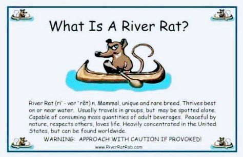 What is a River Rat? River Rat, Tattoo Parlor, Artwork Inspiration, Respect Others, Rare Breed, Adult Drinks, Dream Board, Rats, Love Life