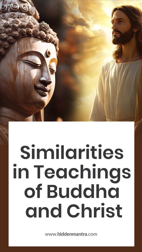 Similarities in Teachings of Buddha and Christ Buddha Teachings Mindfulness, Teachings Of Buddha, Spiritual Movies, Teaching Mindfulness, Buddhist Wisdom, Buddhist Philosophy, Buddhist Teachings, Unknown Facts, Buddha Teachings