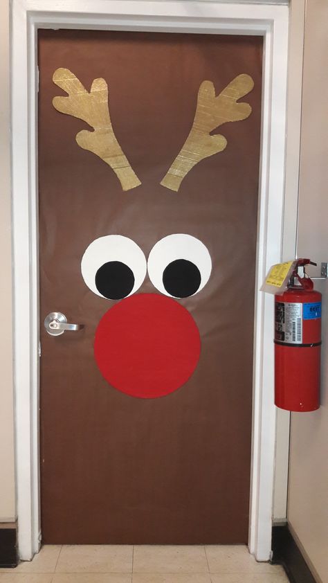 Ideas Decoracion Navidad, Diy Christmas Door Decorations, Door Decorations Classroom Christmas, Classroom Christmas Decorations, Diy Christmas Door, Christmas Door Decorating Contest, Christmas Classroom Door, Christmas School, Office Christmas Decorations