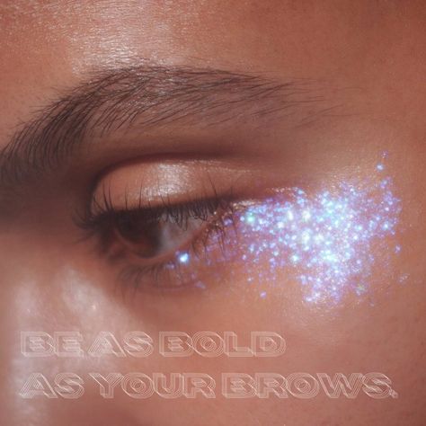 Candid Beauté on Instagram: “With bold brows, you are unstoppable 💖 @candidbeauteofficial • • • #browbalm#browstyling#brushedupbrows #eyebrowhacks#fluffybrows…” Lemonhead Glitter, Bold Brows, Purple Eyeshadow, Celebrity Makeup Artist, Loose Glitter, Beauty Awards, Glitter Makeup, Glitter Gel, Celebrity Makeup