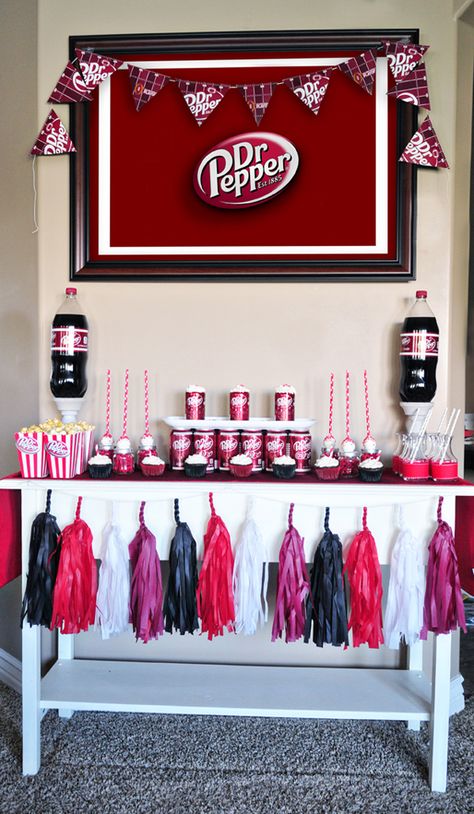 Dr Pepper Party Ideas, Dr Pepper Party Decorations, Dr Pepper Themed Birthday Party, Dr Pepper Party Theme, Dr Pepper Themed Party, Dr Pepper Birthday Party Ideas, Dr Pepper Gift Ideas, Dr Pepper Party, Dr Pepper Stuff