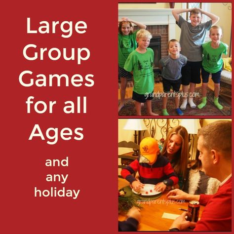 These games fit any age group! Fun for all ages. Great for classrooms, large gatherings, or family groups. Group Games For All Ages, Adult Party Games For Large Groups, Games For Big Groups, Funny Games For Groups, Fun Games For Adults, Large Group Games, Games For All Ages, Group Games For Kids, Church Games