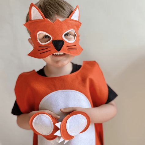 Kids Fox Costume, Dinosaur Fancy Dress, Diy Fantasia, Dino Costume, Fantastic Fox, Tiger Costume, Fox Costume, World Book Day Costumes, Book Day Costumes