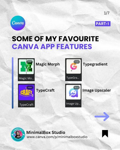 These are my most used hidden Canva App features among all. (Magic morph, Type gradient, Text distortion-TypeCraft, Image Upscaler) 🌼✨ Which one is yours? . To use these awesome features, get Free Canva pro for 30days (Link is in my bio)🌟 . . #canva #canvassador #canvalove #canvacreator #canvadesign #canvatemplate #designtutorial #canvatutorial #canvahacks #canvatips #canvadesigner #canvacreatives #canvaindia #graphicdesign #graphicdesigner #graphicdesigntutorial #canvavideo #canvapro #canvat... Typecraft Design Canva, Text Distortion, Free Canva Pro, Gradient Text, Newspaper Design Layout, Craft Images, Canva App, Newspaper Design, Canva Tutorial