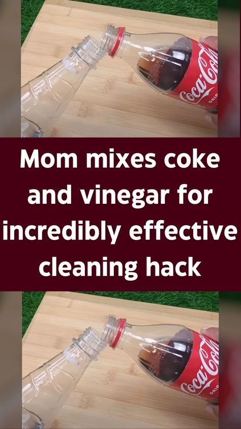 Whoa, this will be my go-to from now on! Household cleaning doesn’t always require specialized products; sometimes, the most effective solutions come from combining everyday items.  This DIY cleaning mixture has become a viral sensation. Combining white vinegar, Coca-Cola, salt, and dish soap, it tackles tough stains and grease with remarkable efficacy, captivating over a million viewers with its simplicity and results. Coca-Cola’s acidic nature makes it an excellent cleaner. Coke Cleaning Hacks, Shower Tile Cleaner, Cleaning With Coke, Floor Cleaning Hacks, White Vinegar Cleaning, Cleaning Pans, Homemade Cleaning Recipes, Vinegar Cleaner, Grease Cleaner