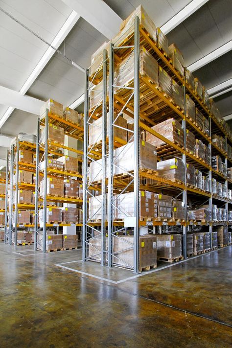 Tall shelves. And racks in distribution warehouse , #Aff, #shelves, #Tall, #racks, #warehouse, #distribution #ad Warehouse Pallet Racking, Warehouse Interior, Tall Shelves, Pallet Racking, Warehouse Shelving, Warehouse Design, 2020 Vision, Warehouse Storage, Pallet Rack