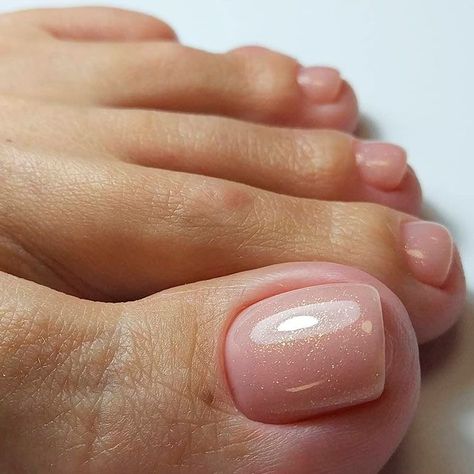 Pink Toe Nails, Easy Toe Nail Designs, Simple Toe Nails, Gel Toe Nails, Nagellack Trends, Toe Nail Color, Pretty Toe Nails, Pink Toes, Cute Toe Nails