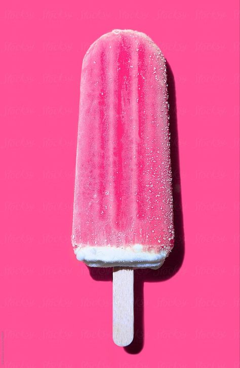 Cute Pink Background, Pink Inspiration, Colors Inspiration, Ice Cream Stick, Ice Lolly, On A Stick, Ice Ice Baby, Pink Vibes, Tickled Pink