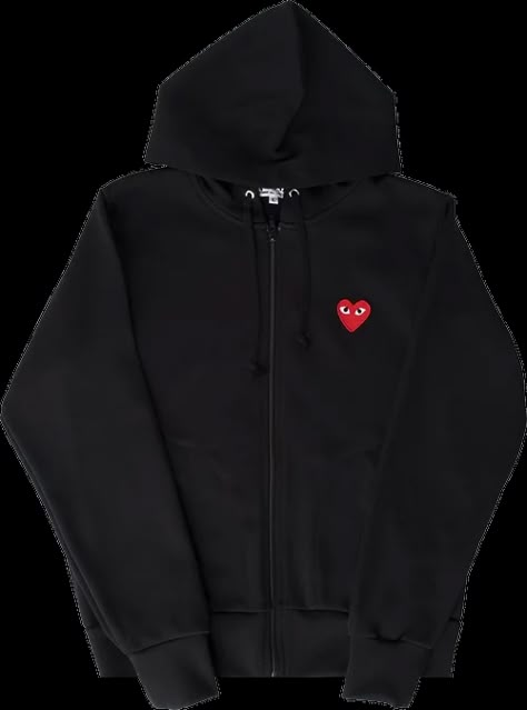 Comme Des Garcons Hoodie, Xmas Haul, Comme Des Garcons Jacket, White Outerwear, Play Heart, Hoodie Png, Future Shop, Mens Trendy Outfits, Baggy Clothes