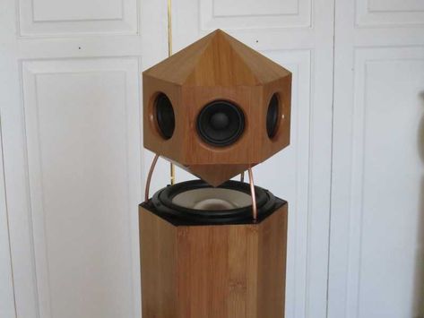 MiniDSP : Omnidirectional columns (1/1) Audiophile Speakers, Speaker Box Design, Music Speakers, Audio Room, Speaker Box, Home Theater Design, Audio Sound, Speaker Design, Hifi Audio