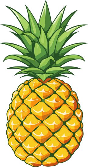 pineapple Pineapple Drawing Realistic, Fruits Illustration Design, Pineapple Illustration Design, Pinapple Art, 21st Birthday Gifts For Boyfriend, Hawaii Clipart, Fruits Cartoon, Pineapple Cartoon, Pineapple Pictures