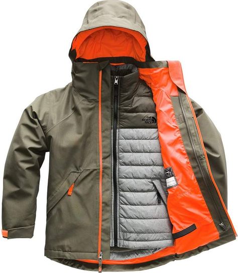 The North Face Fresh Tracks Hooded Triclimate Jacket - Boys' Triclimate Jacket, Outer Jacket, Cyberpunk Fashion, Kids Outerwear, Boys Coat, All Kids, Boys Jacket, Jackets Online