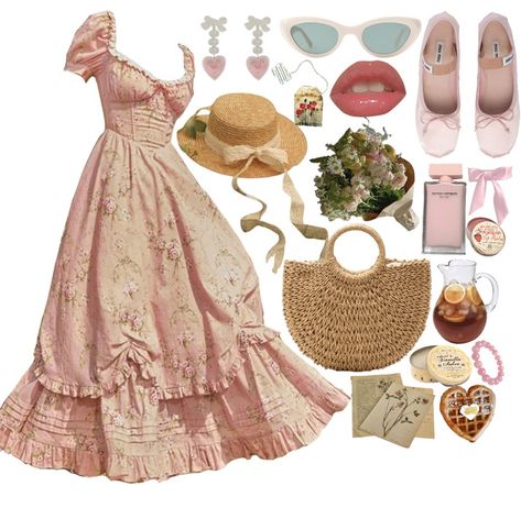 picnic Outfit | ShopLook Pink Cottagecore Outfits, Magic Outfits, Cottage Core Outfit, Beauty And The Beast Costume, Picnic Outfit, Cottagecore Outfit, Cottagecore Clothes, Cottagecore Outfits, Coquette Cottagecore