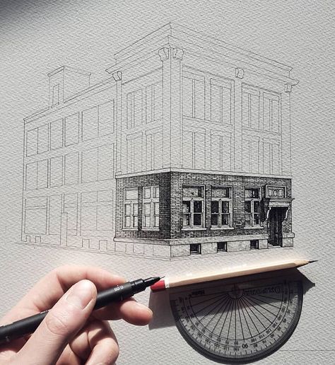 Sketch draw Architecture Drawing Sketchbooks, Perspective Drawing Architecture, Inspired Illustration, Architecture Sketchbook, Interior Design Sketches, Architecture Design Sketch, Architecture Design Drawing, Architecture Concept Drawings, Image 3d