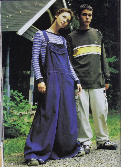 Flashback: Alloy Catalogs of the '90s & '00s | Happily K Overalls Aesthetic, 90s Teen Fashion, Baggy Overalls, 00s Fashion, Digital Closet, Fashion Shirts, Mini Sundress, 90s Outfit, Fashion 2024