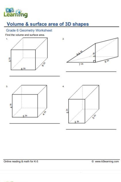 3 D Shapes Worksheets, Volume Of 3d Shapes, Volume And Surface Area, 3 D Shapes, 3d Shapes Worksheets, Volume Worksheets, Grade 6 Math, Shapes Worksheets, 3d Shapes