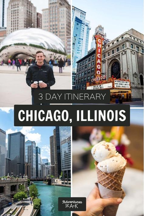 The ULTIMATE 3 Days in Chicago Itinerary Chicago Sightseeing, Chicago Itinerary, Chicago Spring, Chicago Weekend, Chicago Vacation, Chicago Girls, Chicago Things To Do, Chicago Winter, Chicago Tours