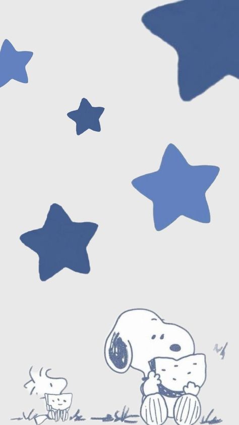 Blue Snoopy Wallpaper, Snoopy Wallpaper Iphone, Snoopy Lockscreen, Blue Snoopy, Inspo Wallpaper, Peanuts Wallpaper, Snoopy Stuff, Cute Wallpapers For Ipad, Snoopy Wallpaper